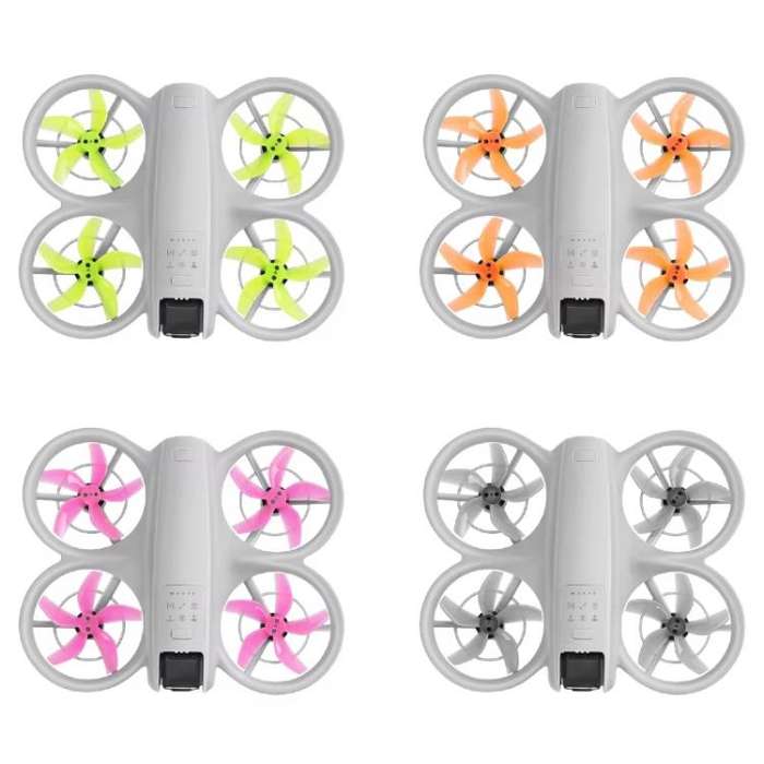 1pair For DJI Neo RCSTQ Drone 5 Blade Paddle Quick Release Replacement Blade(Pink)