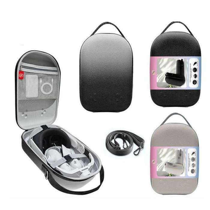 For Quest 3S / 3 VR Headset JYS Storage Bag Handbag(Black and White)
