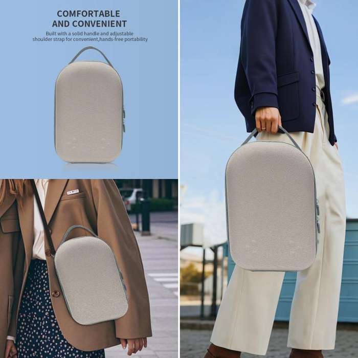 For Quest 3S / 3 VR Headset JYS Storage Bag Handbag(Black and White)
