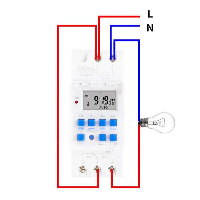 SINOTIMER TM919sA-2 220VAC 16A  1 Second Interval Programmable Digital Timer Switch 7 Days Auto O...