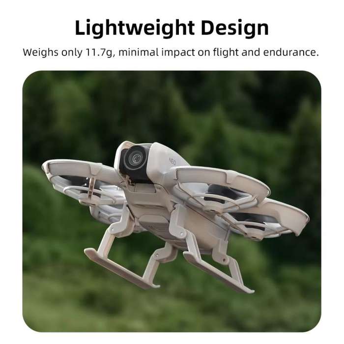 For DJI Neo BRDRC NEO021 Boosting Kickstand Drone Landing Gear Folding Sled Kickstand(Gray)