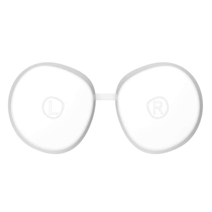For Quest 3S / Quest 2 VR Lens TPU Protective Cover(White)