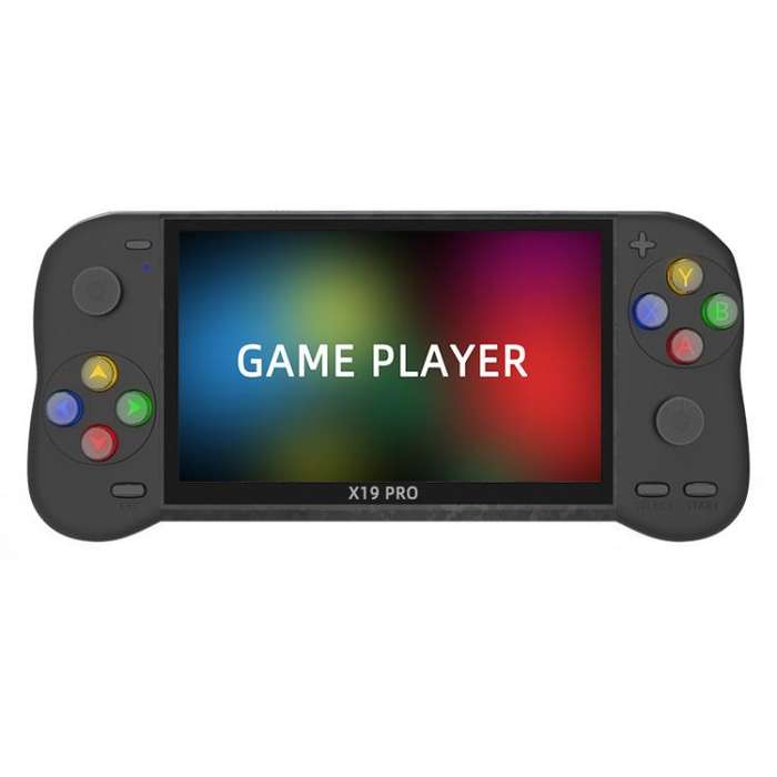 X19 Pro 5.1-inch Screen Handheld Game Console Supports AV TV Output With 8G Memory Card(Black)
