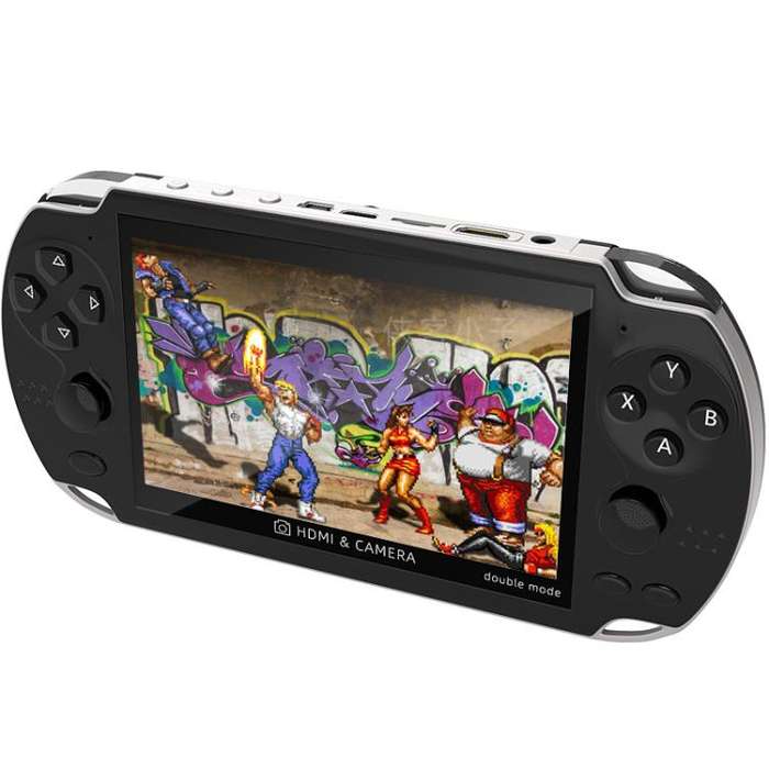 A3 4.3-Inch Handheld Game Console With Camera Supports Dual Handles/TV Output/10 Simulators Built...