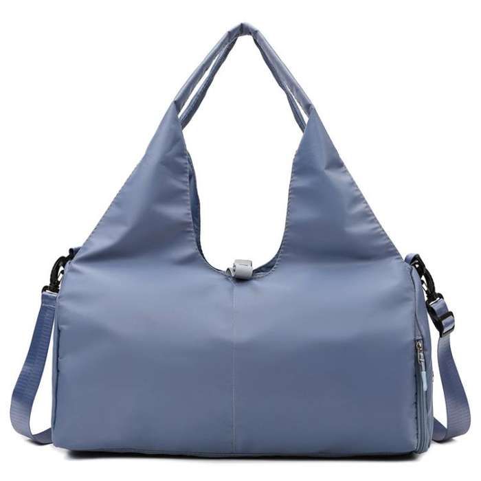 Yoga Gym Bag Handheld Luggage Bag Large Capacity Wear-resistant Travel Bag(Blue)