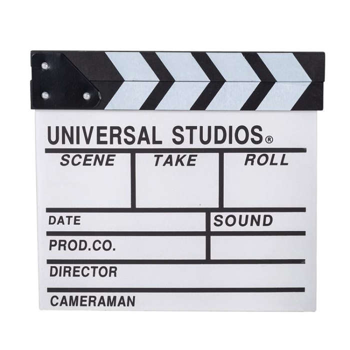 Wooden Director Board Shooting Video Movie City Scene Record Board Photography Props, Style: Larg...