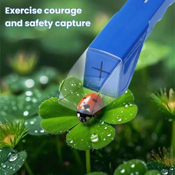 Handheld Insect Catchers Children's Outdoor Exploration Bug Observation Box(White)