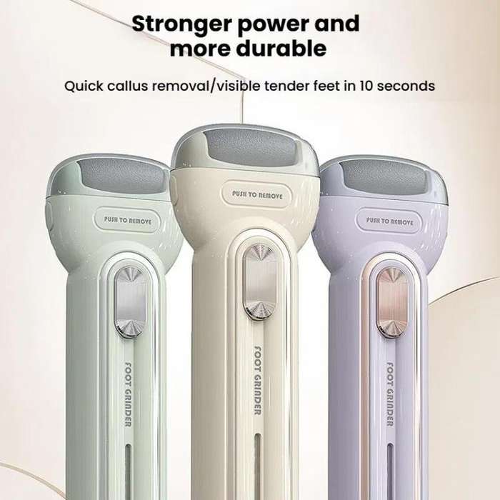 Electric Foot Grinder Dead Skin Callus Remover Foot Care Exfoliator Pedicure Device(Black)