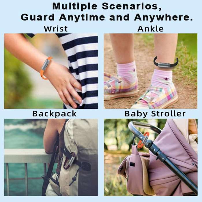 Silicone Mosquito Repellent Bracelet Outdoor Mosquito Repellent For Adults Children(Black)