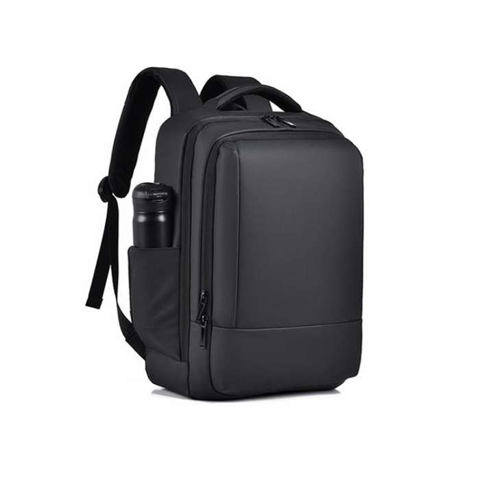 OUMANTU 2103 Large Capacity Multi-Compartment Waterproof Laptop Backpack With USB Port(Black)