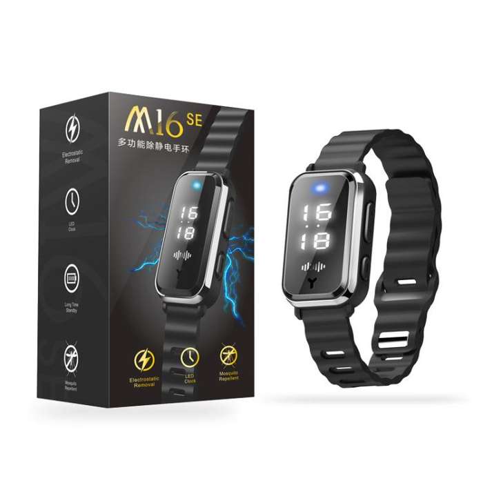 Antistatic Mosquito Repellent Bracelet Static Elimination Watch(White)
