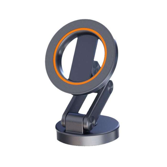 JK-319 Universal Foldable Car Cell Phone Holder Car Dashboard Rotating Magnetic Navigation Mount(...