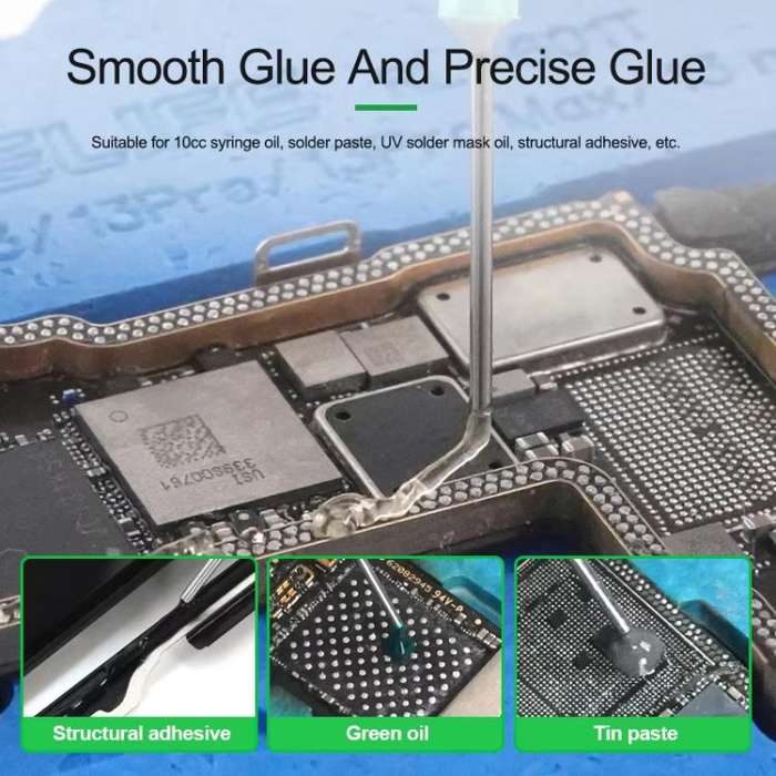 RELIFE RL-062D 5-10CC Manual Glue Tapper Cell Phone Repair Motherboard Soldering Oil Syringe Boos...