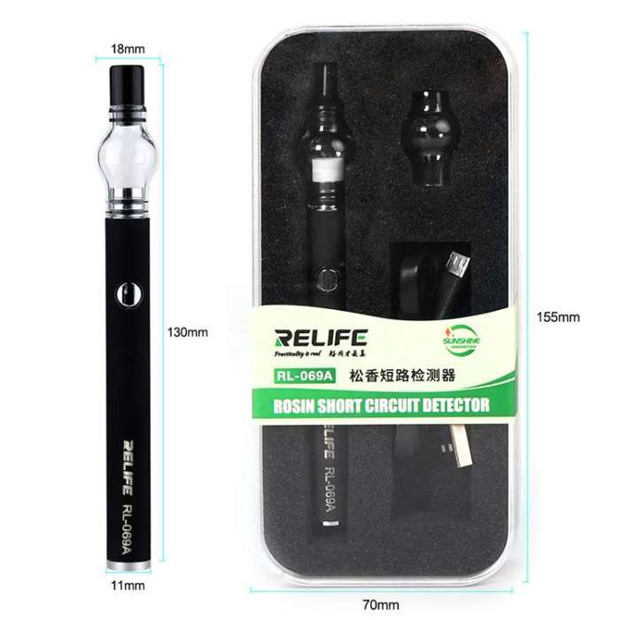 RELIFE Cell Phone Repair Rosin Fogging Pen Motherboard Short Circuit Detection No Soldering Iron ...