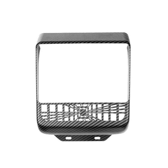 For Tesla New Model 3 / Y Car Rear Air Conditioning Vent Protection Frame, Style: Matte Carbon Pa...