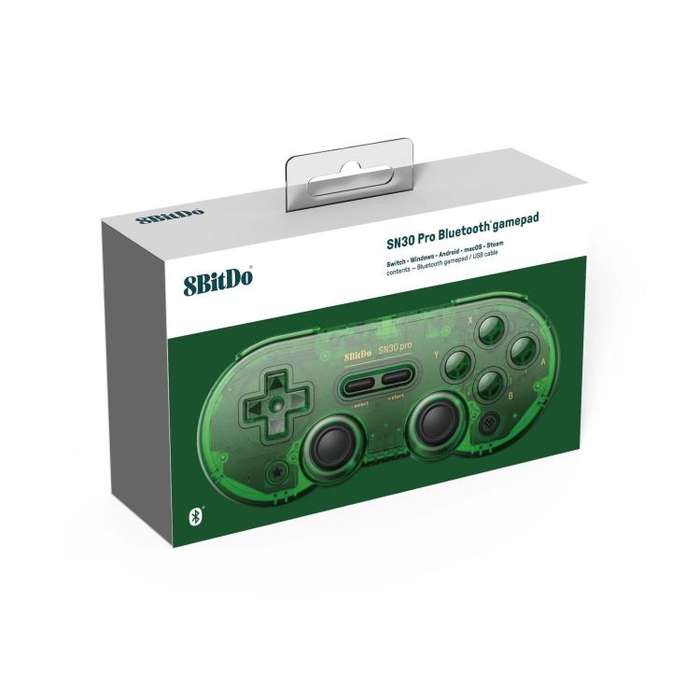 8BitDo SN30 Pro Retro Special Edition Translucent Wireless Bluetooth Multi-Platform Gamepad(Purple)