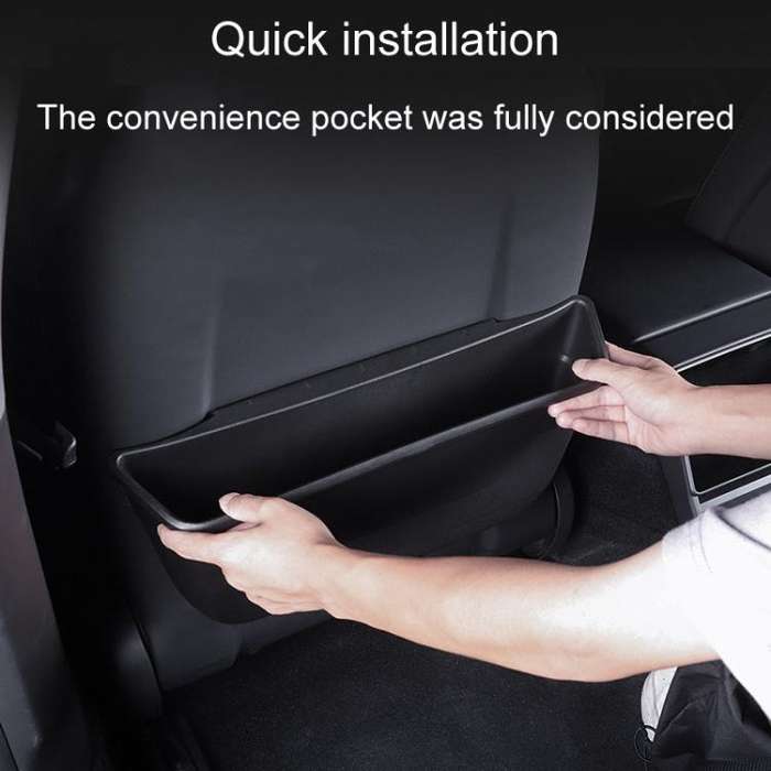 For Tesla Model 3 / Y Car Seat Rear Wet And Dry Storage Boxes