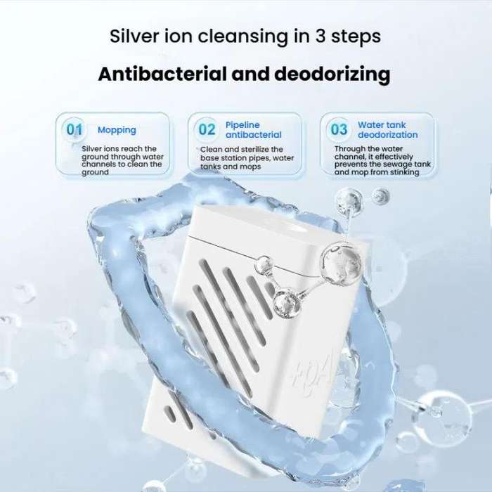 Ag+ Sterilization Module Silver Ion Accessories For Dreame X10 / S10 / W10 / S20 / X20(White)
