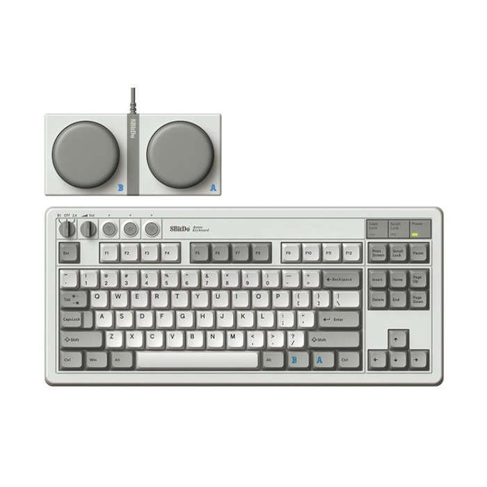 8BitDo Retro87 M Mechanical Keyboard Vintage Wireless Bluetooth / 2.4G / Wired Triple Mode Connec...