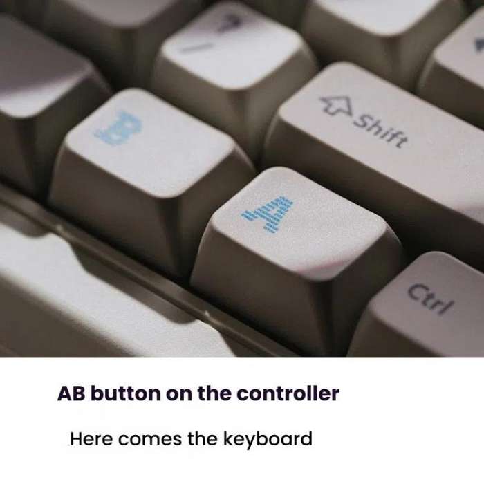 8BitDo Retro87 M Mechanical Keyboard Vintage Wireless Bluetooth / 2.4G / Wired Triple Mode Connec...
