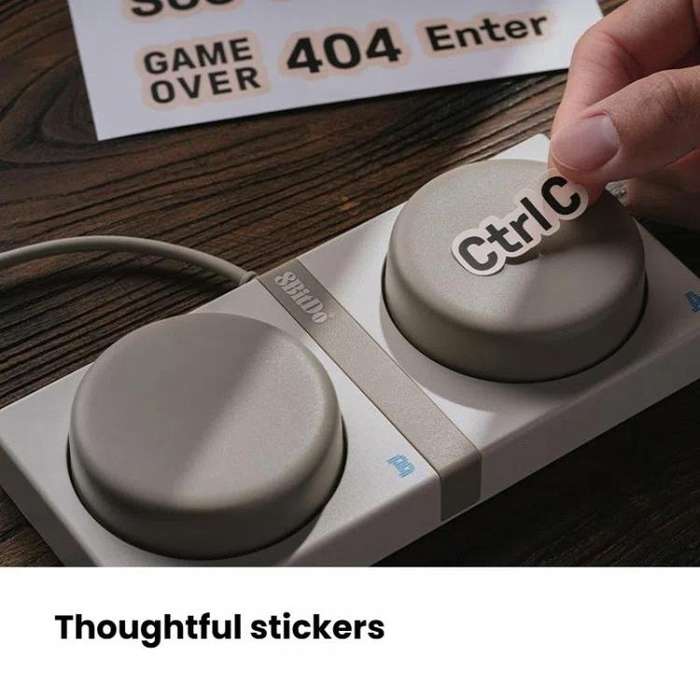 8BitDo Retro87 M Mechanical Keyboard Vintage Wireless Bluetooth / 2.4G / Wired Triple Mode Connec...