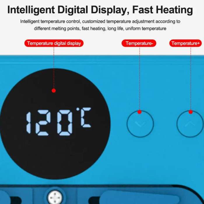 SUNSHINE SS-T12B 9 In 1 Mobile Phone Motherboard Smart Repair Heating Platform Kit Support IP7G-1...