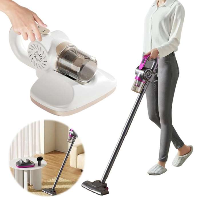 85000Pa Smart Handheld Vacuum Cleaner Cordless Dust Mite Removal UV Sterilizer Vacuum Cleaner(Pur...