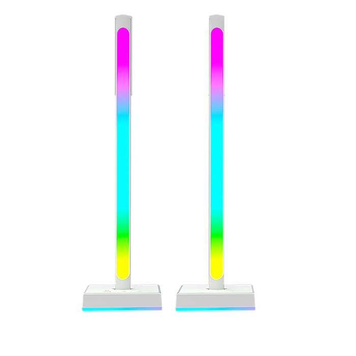 Ajazz ABL190 Pickup Ambient Light Headphone Holder RGB Desktop Ambient Music Lights(White)