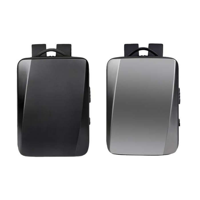 OUMANTU 966 Large-Capacity Waterproof Three-Dimensional Password Lock Laptop Backpack(Gray)