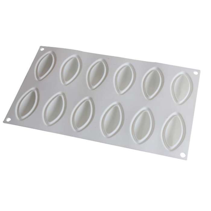 12-Cavity  Mango Jelly Mousse Cake & Ice Cream Silicone Mold For DIY Chocolate And Fondant