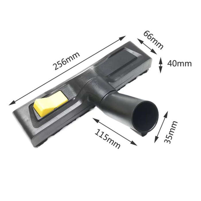 For Karcher WD5 / WD6 Vacuum Cleaner Push Button Floor Cleaning Brush(Gray)