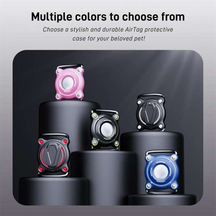 For AirTag Tracker Waterproof Protective Case Puppy Kitten Collar Metal Buckle Model Protective C...