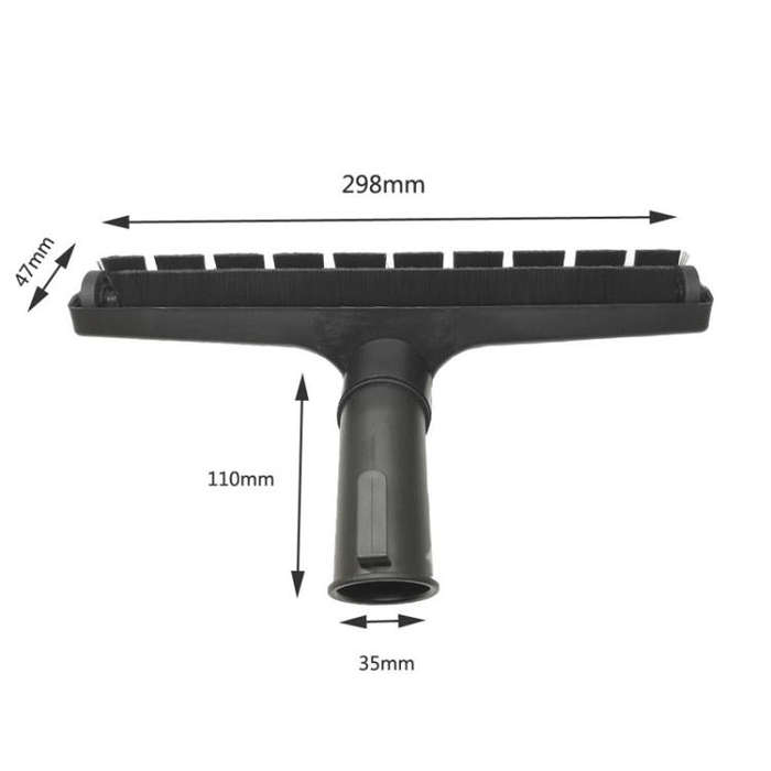 For Karcher NT18 / NT20 / NT30 Vacuum Cleaner Floor Cleaning Brush, Style: Black Brush