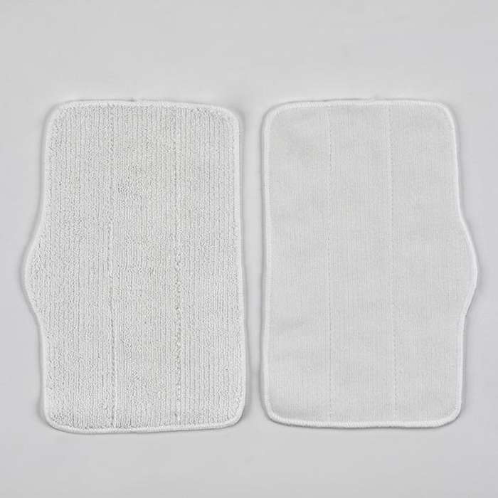 2pcs /pack Rag Mop Pad for XiaoMi Deerma Steam Mop ZQ610 ZQ600 ZQ100(White)
