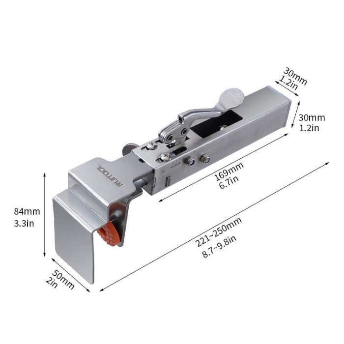 RUITOOL Stainless Steel Push Quick Drawer Clamp Adjustable Telescopic Woodworking Fixture Clamps,...