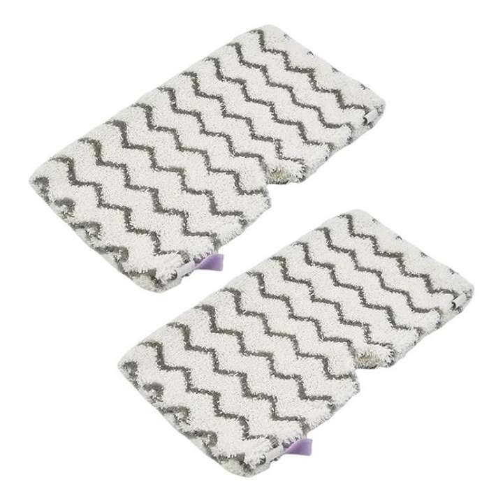 2pcs /Pack Rag Mop Pad for Shark Steam Pocket Mop S3501 S3901 S3550 S3601(White)