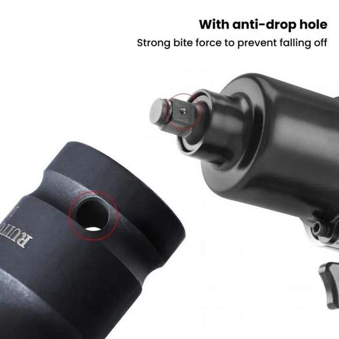 RUITOOL 1/2 inch Tap Socket Pneumatic Wrench Square Socket Inner Quarter Square Hole Wrench Tool,...