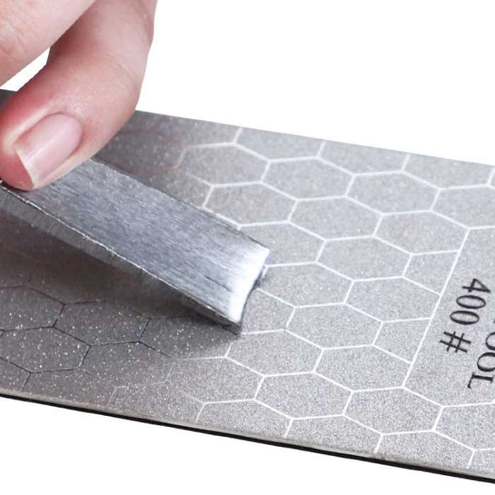 RUITOOL Emery Sharpening Disc Rectangular Diamond Honeycomb Knife Sharpener Household Polishing T...