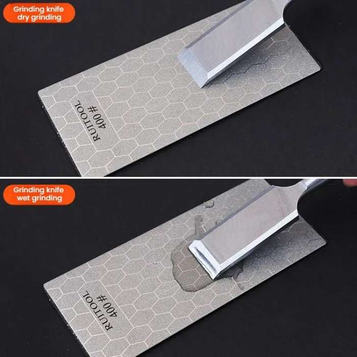 RUITOOL Emery Sharpening Disc Rectangular Diamond Honeycomb Knife Sharpener Household Polishing T...