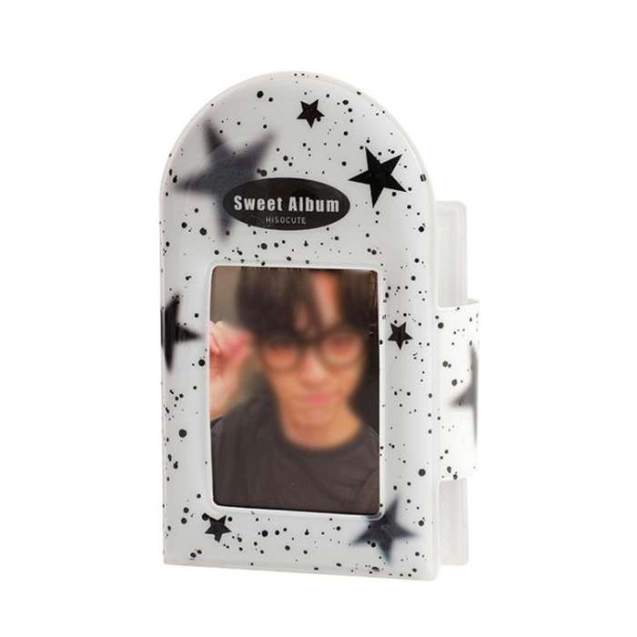 Hisocute Square Snap Album Girls 3 inch Postcards Album Holder Student Polaroid Collect Organizer...