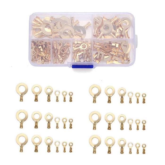 150pcs / Box M3 / M4 / M5 / M6 / M8 / M10 Ring Cable Connector Wiring Gasket
