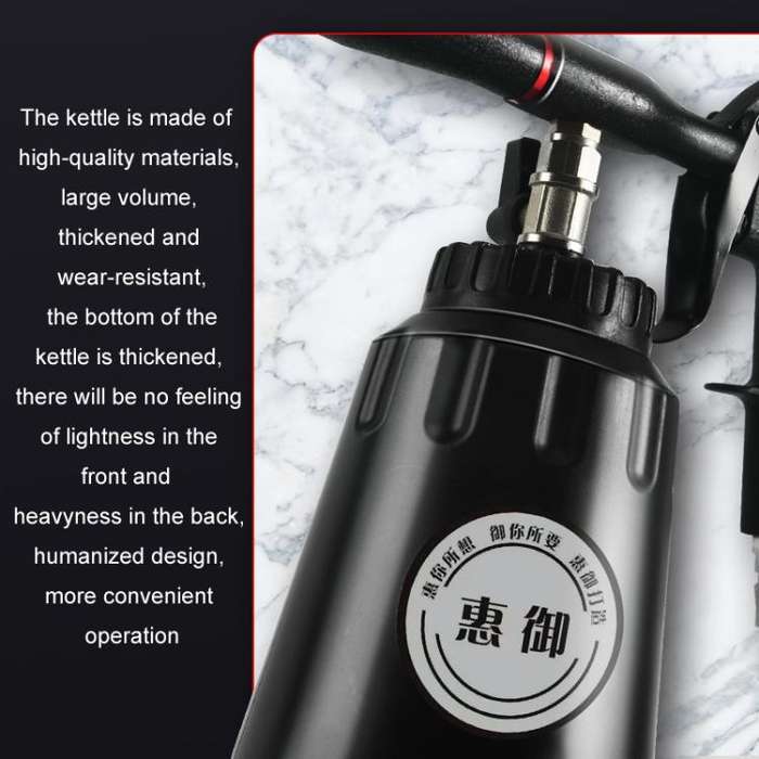 Tornado Interior Ceiling Pneumatic Car Wash Tool, Specifications: Short Mouth
