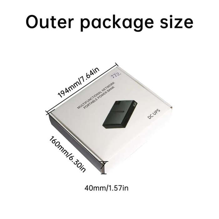 Uninterruptible Power Supply with DC Output 5V/9V/12V for Router, Modem, Security Camera, Mobile ...
