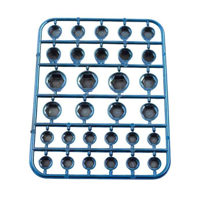 Motorcycle Scooter Modification Parts Screw Cover Decorative Screw Cap(Blue)
