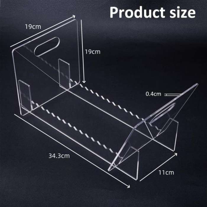 Removable Desktop Acrylic CD Vinyl Record Stand Album Book Display Stand(YX149)