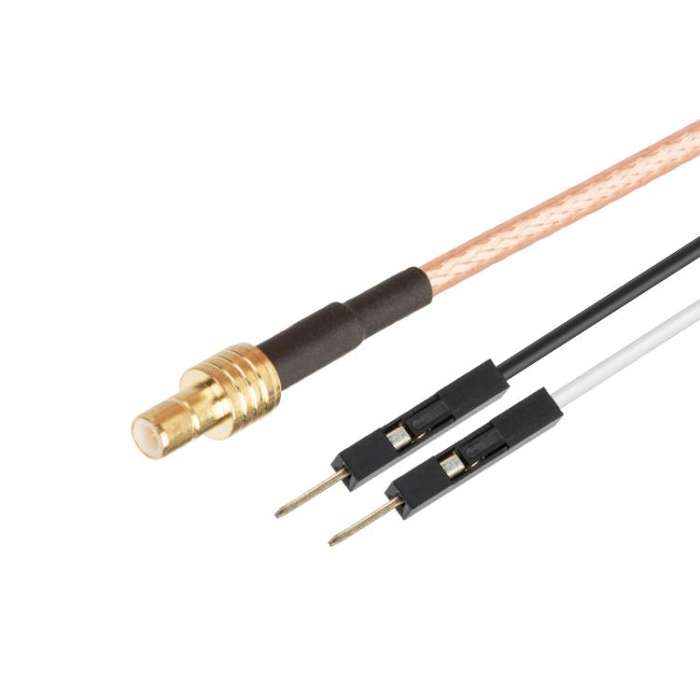 SMB Male To Dual DuPont Male RG316 RF Test Extension Adapter Cable(0.3m)