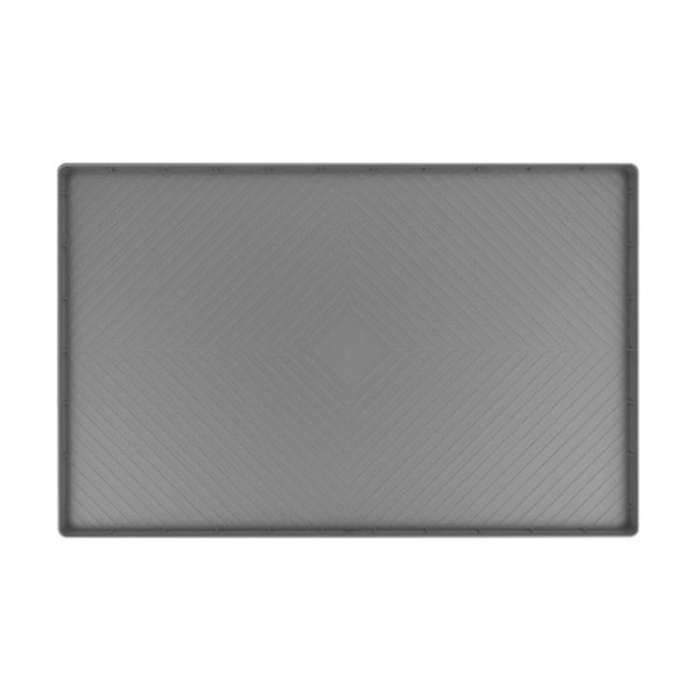 71 x 56cm Diamond Pattern Under Sink Cabinet Mat Kitchen Dishwasher Silicone Drainage Pad(Gray)