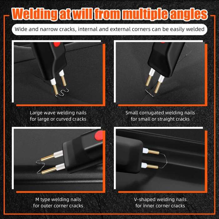 Lithium Plastic Welding Machine Rechargeable Cordless Car Bumper Plastic Repair Welder Parts Repa...