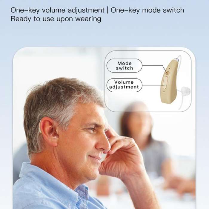 16-Channel Digital Hearing Aid Elderly Sound Amplifier With Digital Display Space Charging Box(Sk...