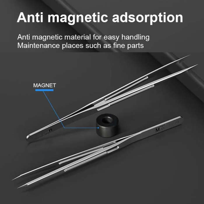 MaAnt SS-A Non-magnetic Stainless Steel Tweezers